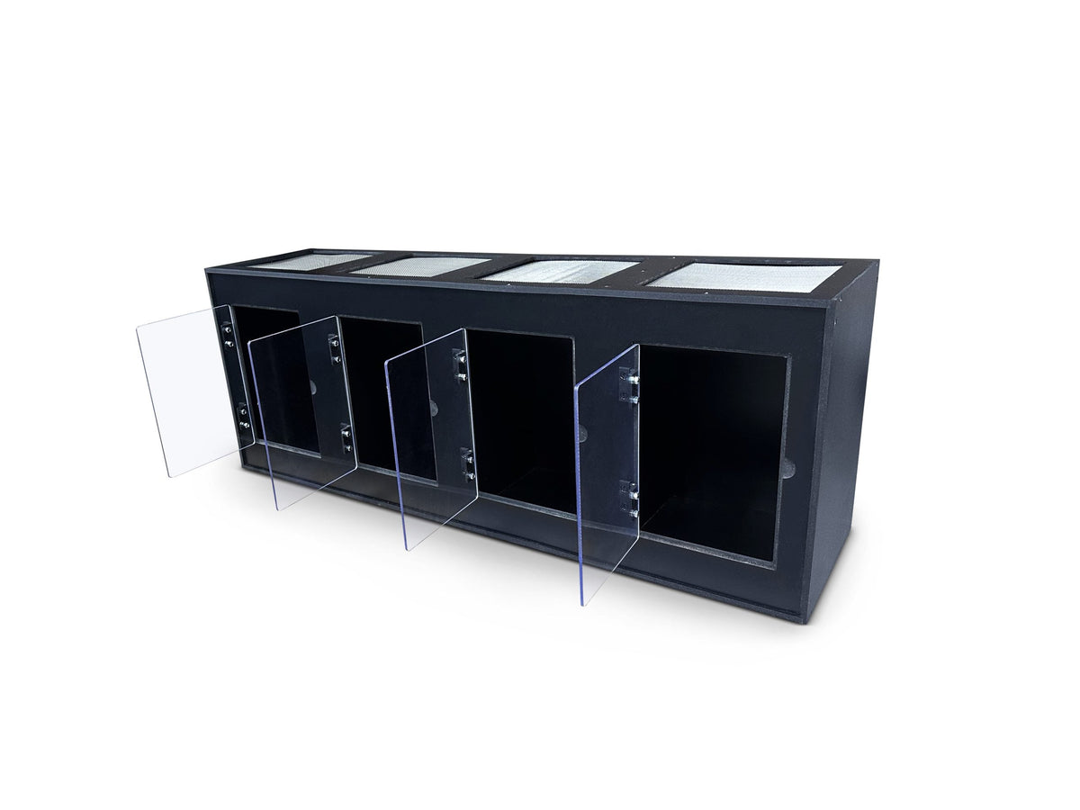 120x30x45cm Cluster PVC multi unit reptile vivarium stack